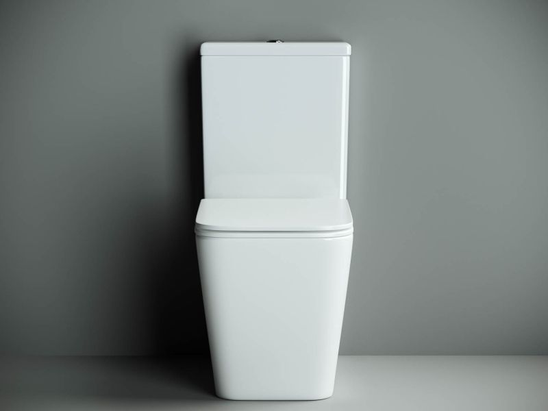 Напольный унитаз Ceramica Nova Cubic CN1803 безободковый белый Напольный унитаз Ceramica Nova Cubic CN1803 безободковый белый