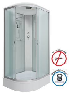 Душевая кабина Niagara NG-33294-14R 120x90см серебро/матовое