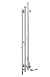 Полотенцесушитель электрический Indigo Sky LSKE150-17Rt 150x17 см хром