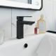 Смеситель для раковины IDDIS Slide чёрный SLIBL00i01