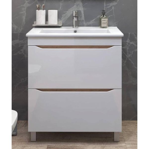 Тумба под раковину напольная Vigo Grani tn.GRI.OSK.75.2Y 75 см дуб золотой