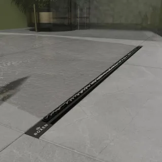 Душевой лоток Roxenbath Slim GunMetal 91060-60GM 60 см оружейная сталь