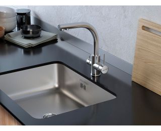 Смеситель для кухни Paulmark Essen Es213011-BS брашированная сталь