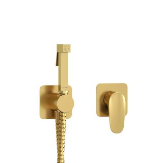 Гигиенический душ со смесителем WasserKRAFT A3651.285.237.213 тёмное матовое золото
