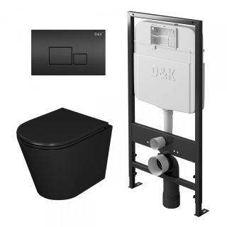 Комплект D&K DS1022502 инсталляция DI8055119 унитаз DT1026025 клавиша смыва DB1519025 Комплект D&K DS1022502 инсталляция DI8055119 унитаз DT1026025 клавиша смыва DB1519025