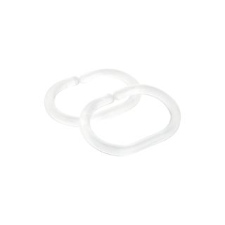 Кольца для шторки FIXSEN 12 шт прозрачные (FX-1000С) Кольца для шторки FIXSEN 12 шт прозрачные (FX-1000С)