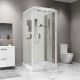 Душевая кабина Niagara Standart ST100/15Q 100x100 см профиль белый стекло прозрачное
