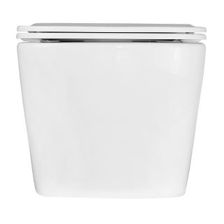 Унитаз подвесной Azario Delphi AZ-91343 безободковый торнадо белый