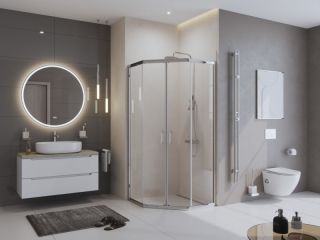 Душевой уголок BelBagno UNO-195-P-2-90-C-Cr Душевой уголок BelBagno UNO-195-P-2-90-C-Cr
