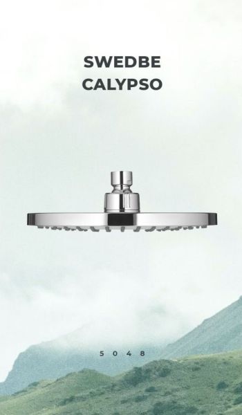 Верхний душ Swedbe Calypso 5048 20см хром/серый Верхний душ Swedbe Calypso 5048 20см хром/серый