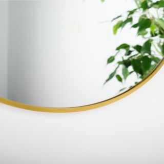 Зеркало FIXSEN с подсветкой LED круглое 70х70 см золото-сатин (FX-1070G) Зеркало FIXSEN с подсветкой LED круглое 70х70 см золото-сатин (FX-1070G)