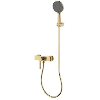 Смеситель для душа AQUAme Asti AQM6413BG золото брашированное