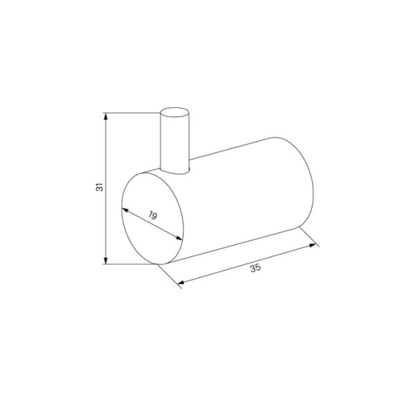 Крючки IDDIS Petite чёрный матовый PET2SB3i41
