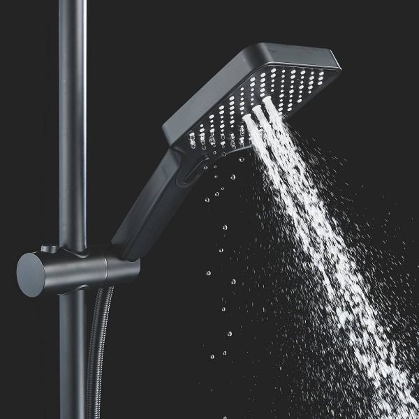 Душевая стойка Shevanik S6136H чёрный Душевая стойка Shevanik S6136H чёрный