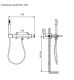 Смеситель для душа AltroBagno Unione 030602 Cr 	хром Смеситель для душа AltroBagno Unione 030602 Cr 	хром