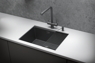 Мойка кухонная Granula 6045U, ГРАФИТ МАТОВЫЙ Мойка кухонная Granula 6045U, ГРАФИТ МАТОВЫЙ