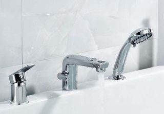 Смеситель на борт ванны Rossinka S35-39 Хром Смеситель на борт ванны Rossinka S35-39 Хром