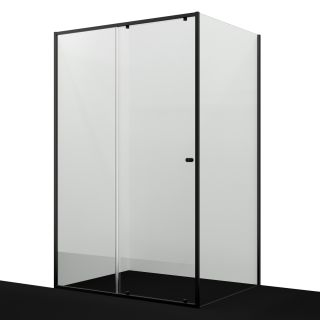 Душевой уголок WasserKRAFT Dill 61S34 130x100 см профиль чёрный матовый стекло прозрачное
