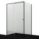 Душевой уголок WasserKRAFT Dill 61S34 130x100 см профиль чёрный матовый стекло прозрачное