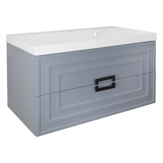 Тумба с раковиной Azario Armario CS00097017 90 см серый матовый