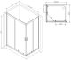 Душевой уголок Am.Pm Gem 100x80см чёрный матовый W90G-404-100280-BT
