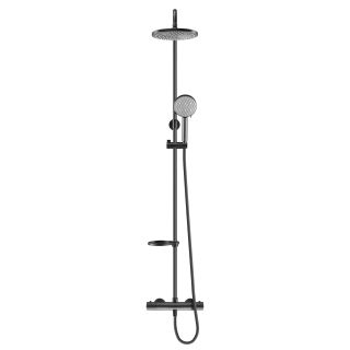Душевая стойка Swedbe Hermes 5143B со смесителем для душа чёрный Душевая стойка Swedbe Hermes 5143B со смесителем для душа чёрный