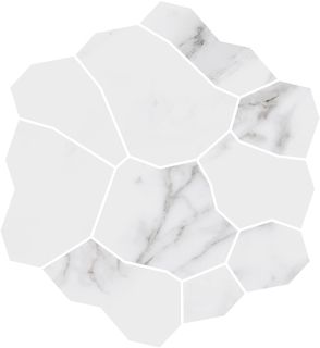 Плитка Kerama Marazzi KMD2HID023BR Декор Марсель наборный серый глянцевый обрезной 26,5x25,5x0,9