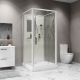 Душевая кабина Niagara Standart ST90/15Q/BK 90x90 см профиль белый стекло прозрачное