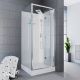 Душевая кабина Ceruttispa Белла (Bella) 90T 90x90 см профиль хром стекло прозрачное