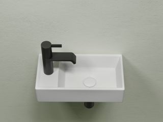Раковина подвесная Ceramicanova Элемент (Element) CN6051RMW 40 см белый матовый
