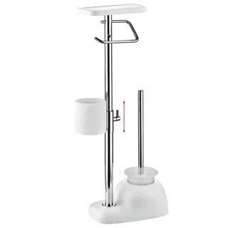 Многофункциональная стойка Gappo G902 белый/хром Многофункциональная стойка Gappo G902 белый/хром