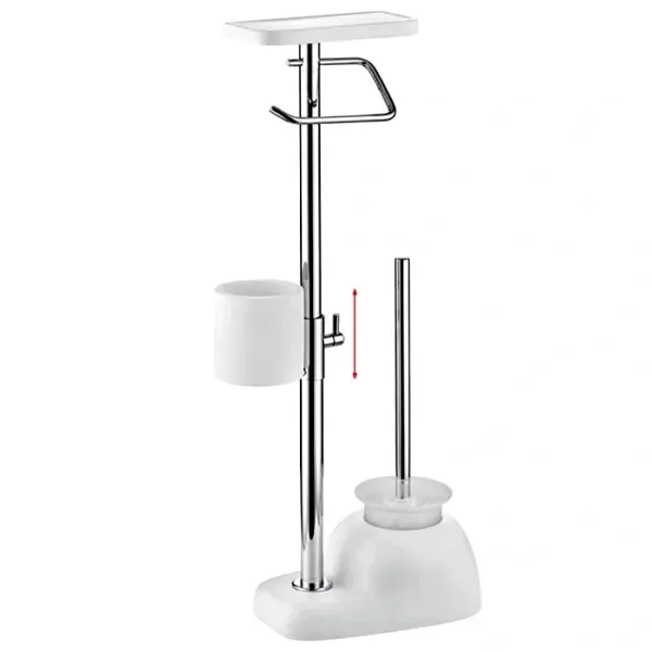 Многофункциональная стойка Gappo G902 белый/хром Многофункциональная стойка Gappo G902 белый/хром