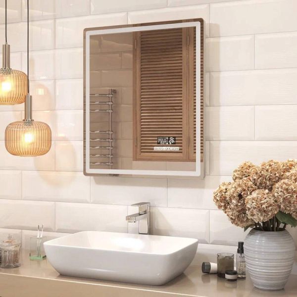 Зеркало с подсветкой Vigo Geometry Media voice 044 60 см