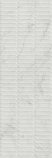 Плитка Kerama Marazzi KM3090B0160R Тубкаль белый глянцевый структура обрезной 30x89.5x1,05