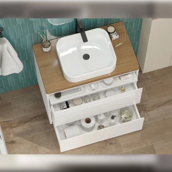 Столешница Velvex Klaufs 80 без отверстий, Invisible Line Столешница Velvex Klaufs 80 без отверстий, Invisible Line