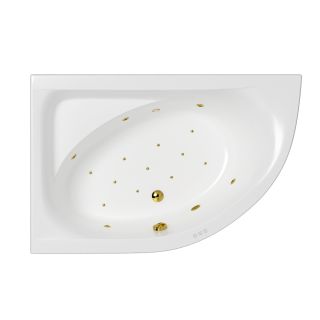 Гидромассажная ванна WHITECROSS Aquarella 0108.170110.100.RELAX.GL левая 170x110 см Relax золото Гидромассажная ванна WHITECROSS Aquarella 0108.170110.100.RELAX.GL левая 170x110 см Relax золото