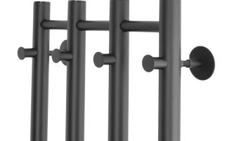Полотенцесушитель электрический Domoterm Танго DMT 109-V4 36x92 EK R чёрный Полотенцесушитель электрический Domoterm Танго DMT 109-V4 36x92 EK R чёрный