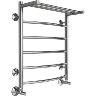 Полотенцесушитель водяной Terminus Классик 4670078556752 с полкой П6 50х60 см хром