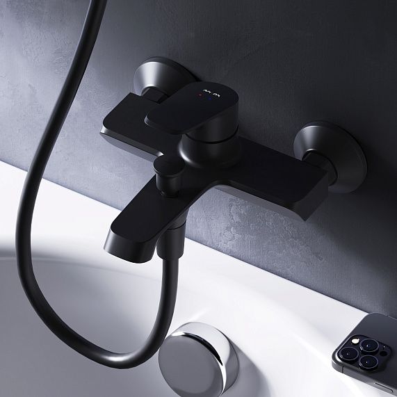 Смеситель для ванны и душа Am.Pm Func F8F10022 черный