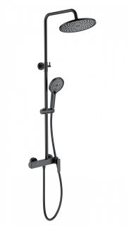 Душевая стойка Wonzon & Woghand WW-B3517-MB чёрный матовый Душевая стойка Wonzon & Woghand WW-B3517-MB чёрный матовый