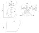 Подвесной унитаз IDDIS Calipso CALR3BMi25 безободковый чёрный матовый