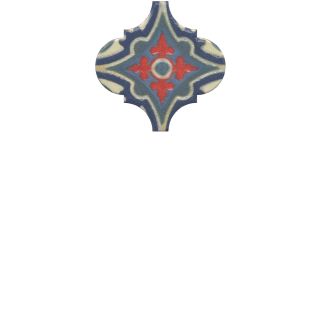 Плитка Kerama Marazzi OS\A28\65000 Декор Арабески Майолика орнамент глянцевый 6,5x6,5x0,7