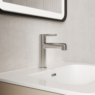 Смеситель для раковины IDDIS Эйгер (Aiger) AIGBC00i01 хром матовый