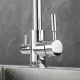 Смеситель для кухни Shevanik S168 с подключением фильтра хром