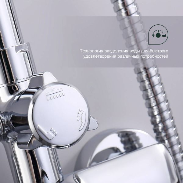 Душевая стойка Splenka S51.24 хром