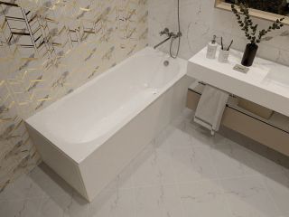 Ванна акриловая Azario Felisa AV.0040160 160x70 см белый