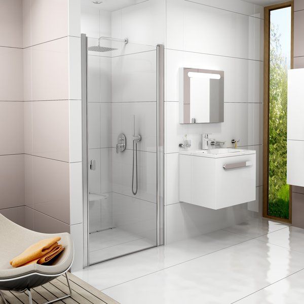 Душевая дверь Ravak Chrome CSD1-80 0QV40C00Z1 Transparent профиль хром