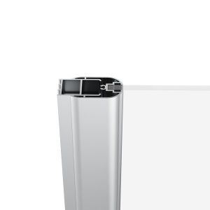 Душевая дверь Ravak Chrome CSDL2-90 0QV7C10LZ1 Transparent профиль белый