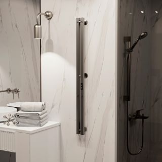 Полотенцесушитель электрический Indigo Style Pro LSPRE120-10GNSRt 120x10 см оружейная сталь