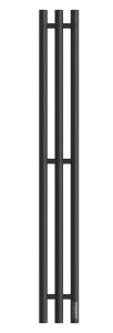 Полотенцесушитель электрический Point Деметра PN12822B П3 12x120см чёрный
